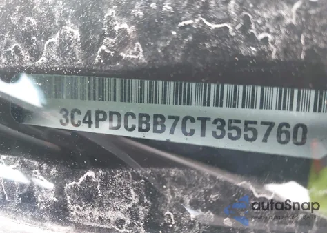 2012 Dodge Journey Sxt из США, поврежденный, VIN 3C4PDCBB7CT355760